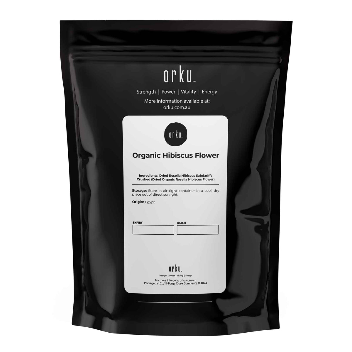 1Kg Organic Hibiscus Rosella Flower Crushed | Dried Herbal Tea Supplement | Rich in Antioxidants