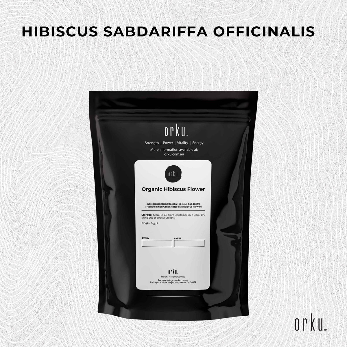 1Kg Organic Hibiscus Rosella Flower Crushed | Dried Herbal Tea Supplement | Rich in Antioxidants