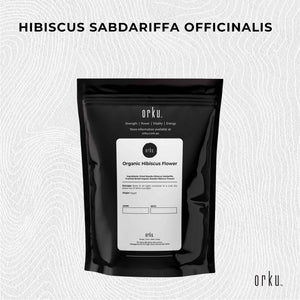 100g Organic Hibiscus Rosella Flower Crushed | Dried Herbal Tea Supplement | Premium Quality