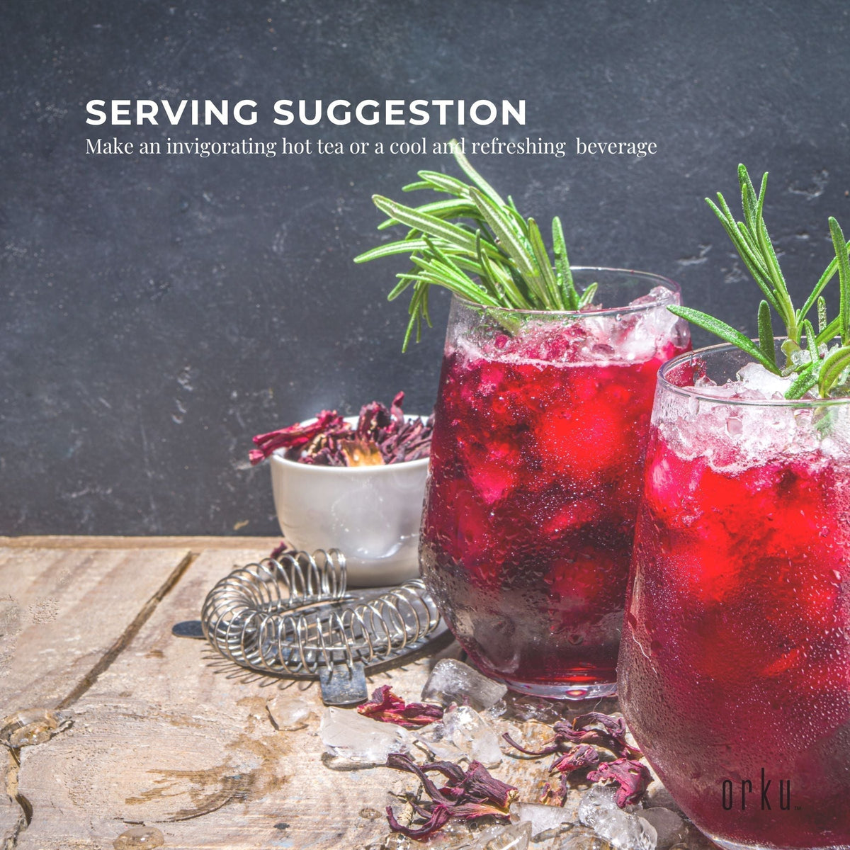 400g Organic Hibiscus Rosella Flower Crushed | Dried Herbal Tea Supplement | Antioxidant-Rich