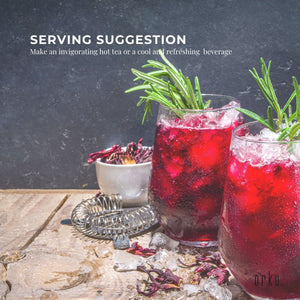 400g Organic Hibiscus Rosella Flower Crushed | Dried Herbal Tea Supplement | Antioxidant-Rich