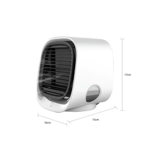 USB Mini Air Purifier | Portable Desktop Air Cooler | With Water Tank | Quiet Operation