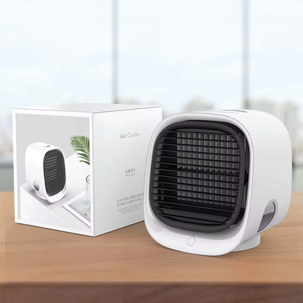 USB Mini Air Purifier | Portable Desktop Air Cooler | With Water Tank | Quiet Operation