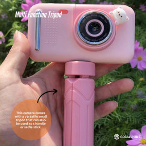 Kids HD Digital Camera | Pink | Children's Selfie & Video Camera | 2.4-Inch Screen | Educational Gift