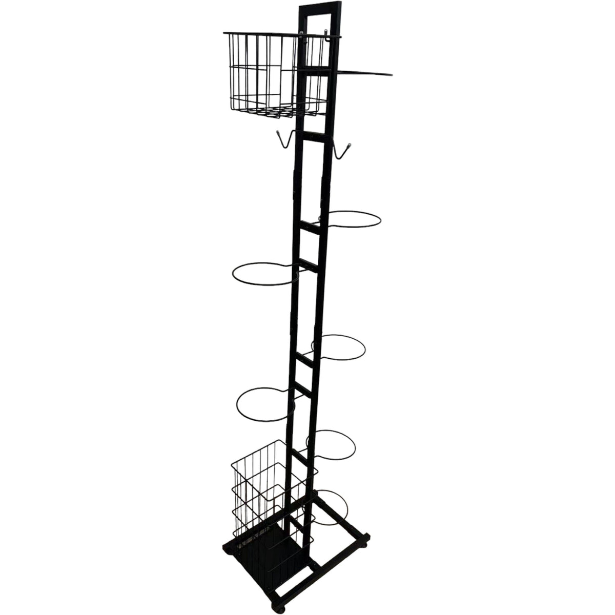 Sports Equipment Storage Rack | Vertical Ball Organizer | Basketball Garage Stand