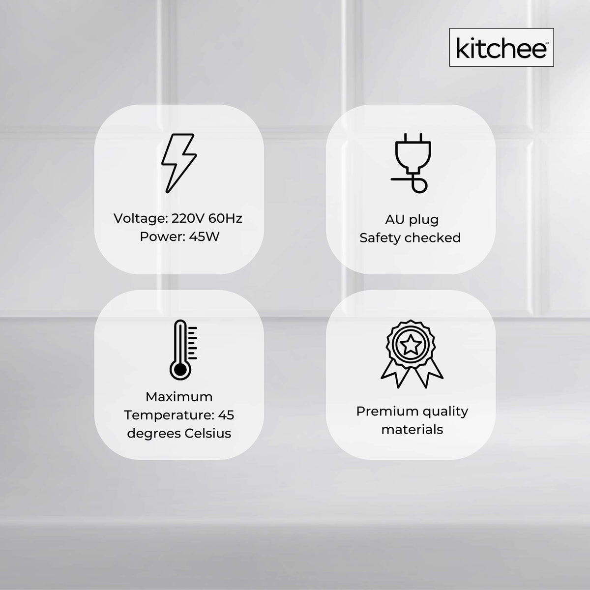 Kitchee 3-Tier Mini Chocolate Fountain | Electric Fondue Machine
