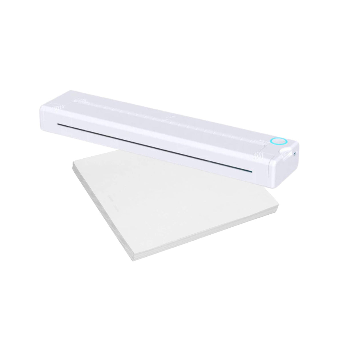 Tooleroo Portable A4 Thermal Printer White | Paper Kit | Wireless and Inkless