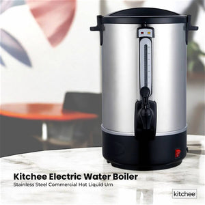 Kitchee Electric Water Boiler | 10L | Stainless Steel | Commercial Hot Liquid Urn