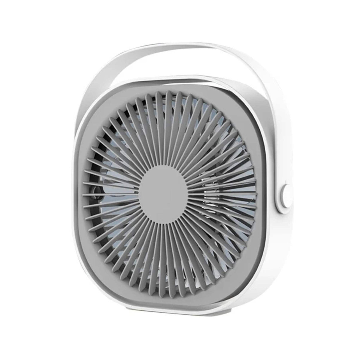 Desktop Fan | 20cm | 3-Speed | USB Rechargeable | Quiet & Lightweight Cooler