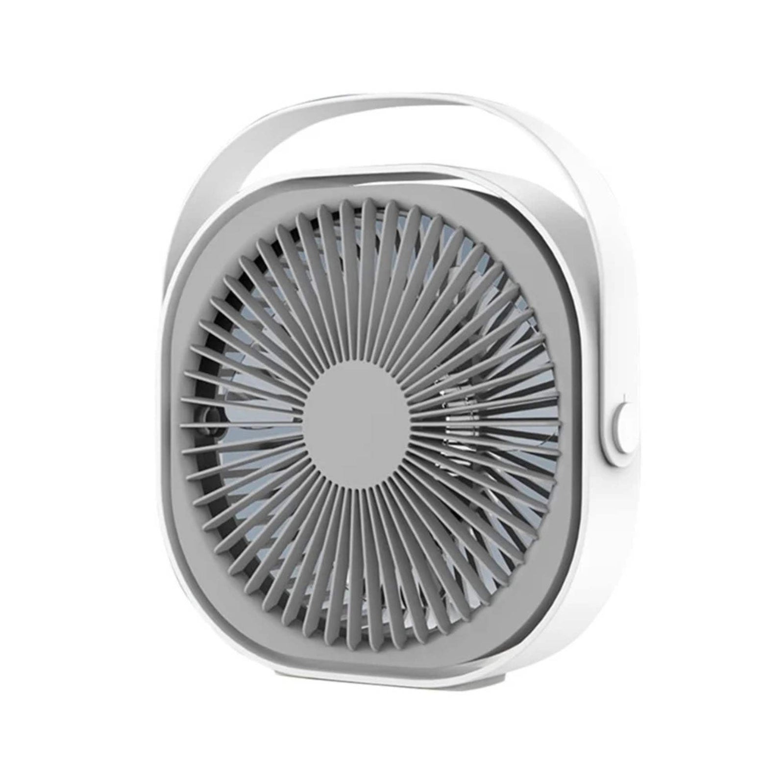 Desktop Fan | 20cm | 3-Speed | USB Rechargeable | Quiet & Lightweight Cooler
