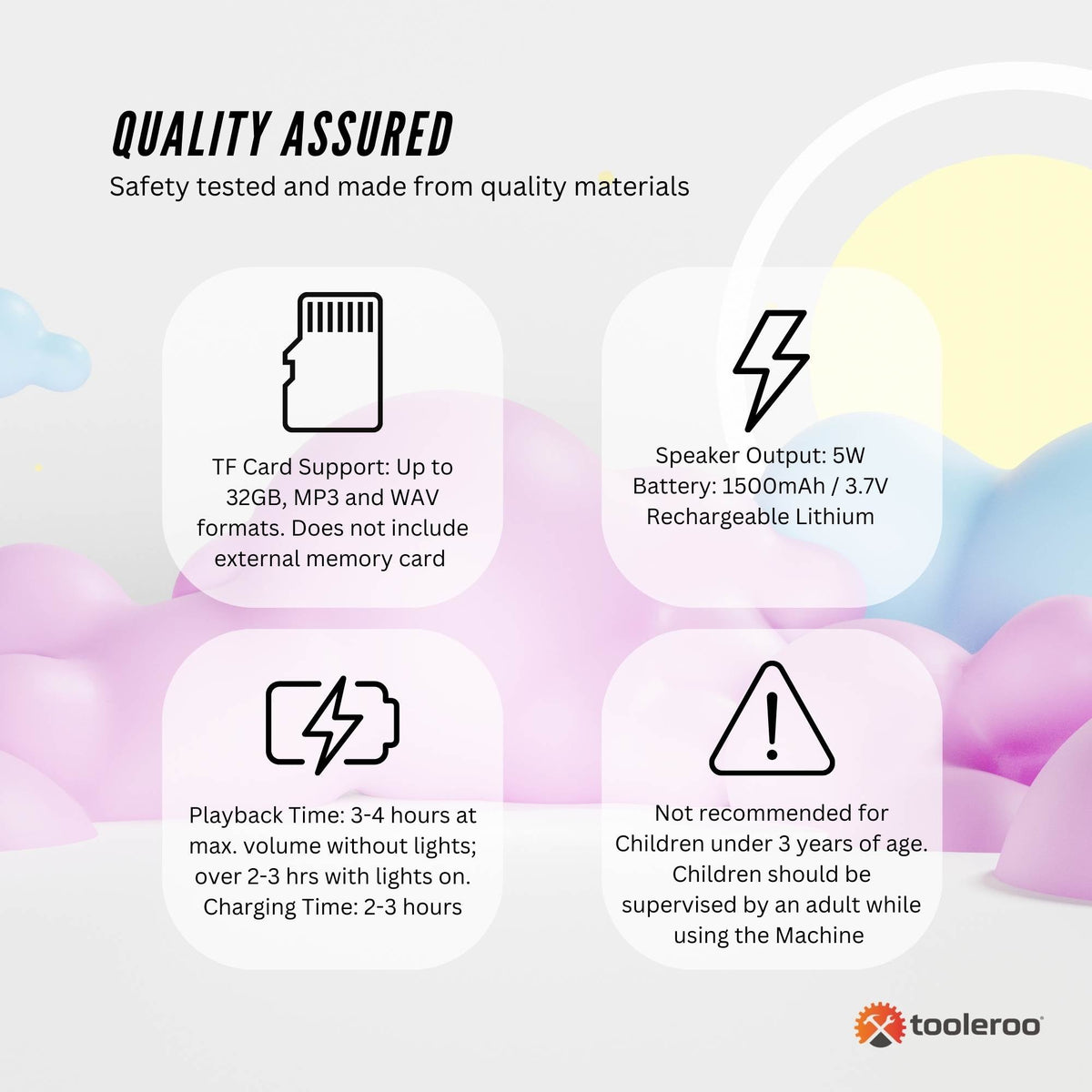 Mini Karaoke Machine Set | Bluetooth Speaker + 2 Wireless Microphones | Blue