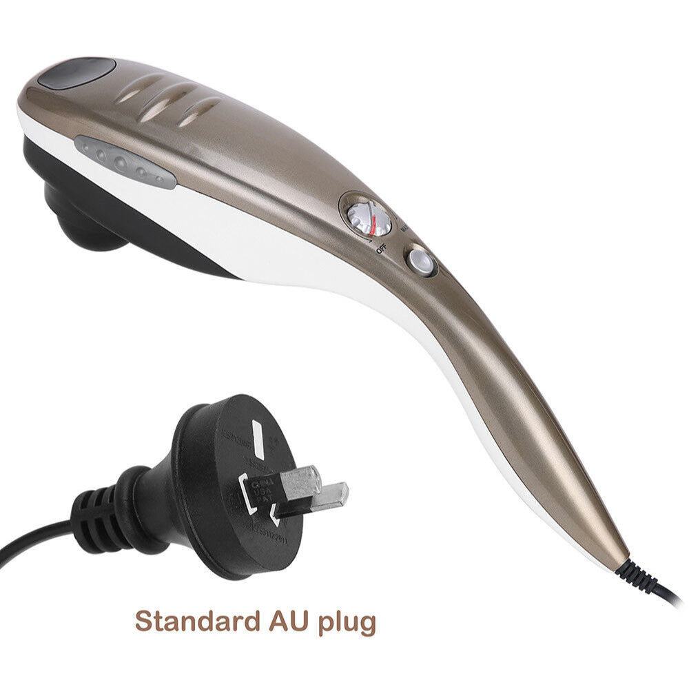 Full Body Handheld Massager Machine Champagne | 6 Massage Heads | Neck & Shoulder Massage