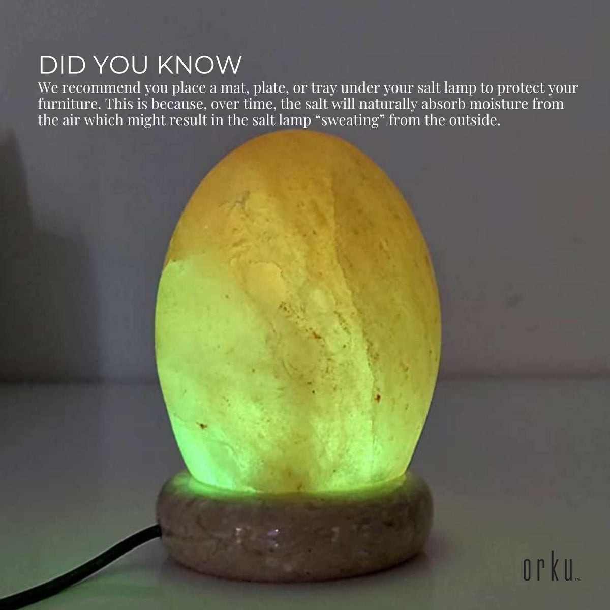 USB Colour Changing Egg Shape Himalayan Pink Salt Lamp | Color Change LED Light
