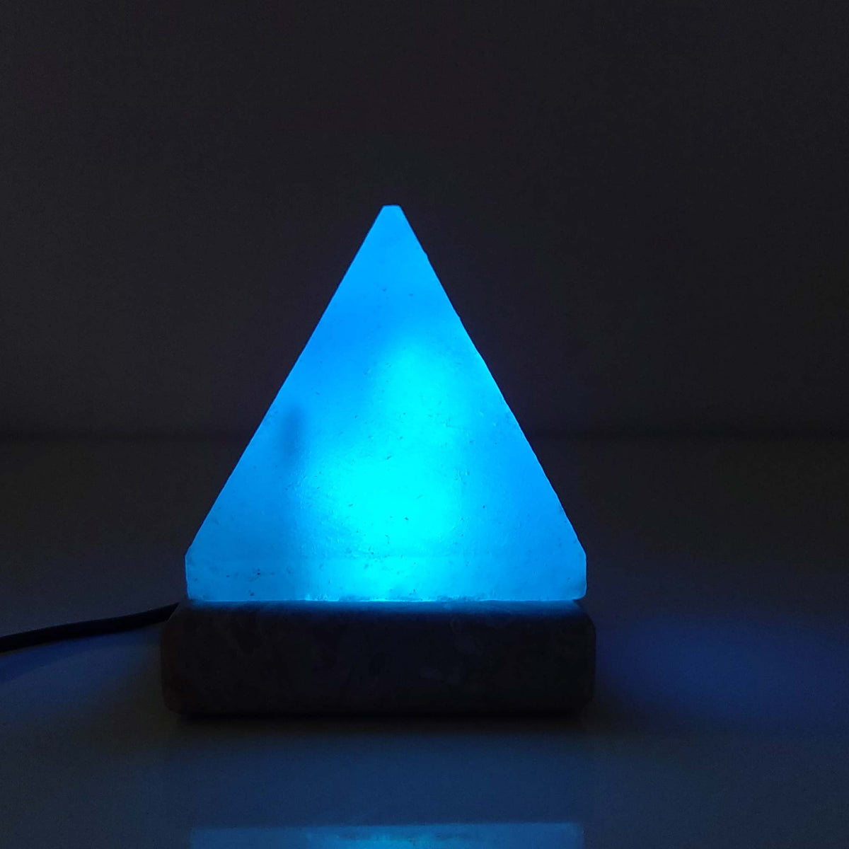 USB Colour Changing Salt Himalayan Lamp | Pyramid Shape, Pink Rock LED Light