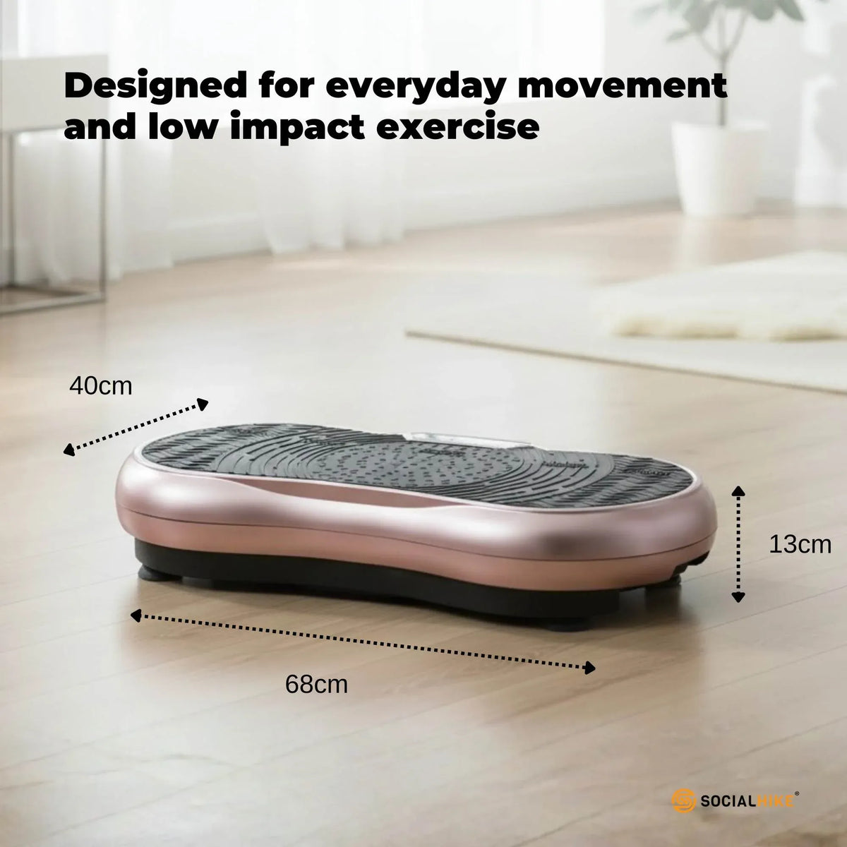 Gold Vibration Machine Platform | Exercise Vibrating Plate | Whole Body Workout