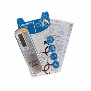 Air Conditioner AC Remote Control | Silver | Compatible with BORLER, BOSHI, BOSHIGAO, CAIXING