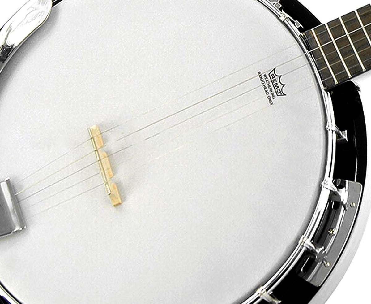 Karrera 5-String Resonator Banjo | Black | Professional Folk Instrument