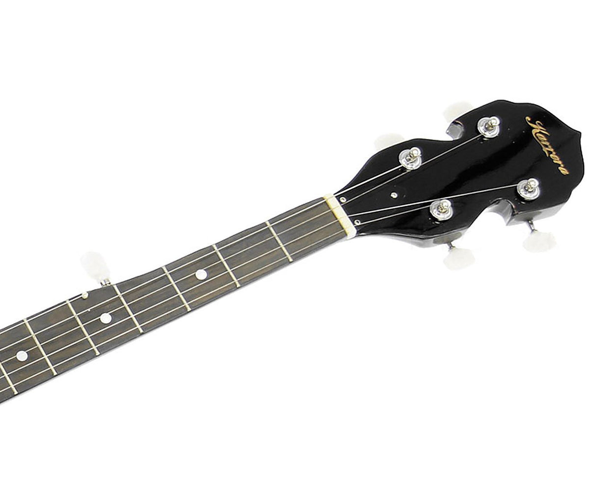 Karrera 5-String Resonator Banjo | Black | Professional Folk Instrument