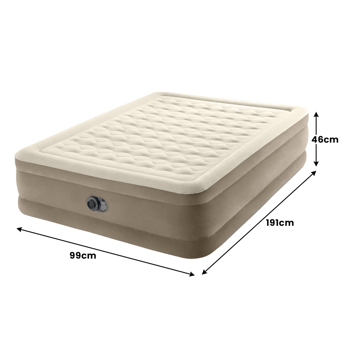 Intex Dura-Beam Deluxe Air Mattress | Queen Size | Ultra Plush | Elevated Design