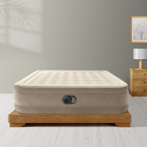 Intex Dura-Beam Deluxe Air Mattress | Queen Size | Ultra Plush | Elevated Design