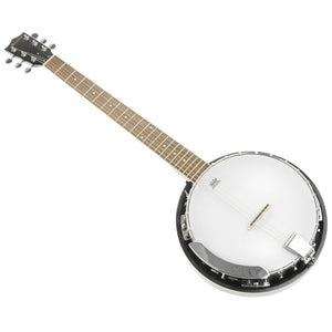 Karrera 6-String Resonator Banjo | Black | High-Quality Folk Instrument