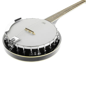 Karrera 6-String Resonator Banjo | Black | High-Quality Folk Instrument