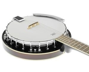 Karrera 6-String Resonator Banjo | Brown | Classic Design Music Instrument