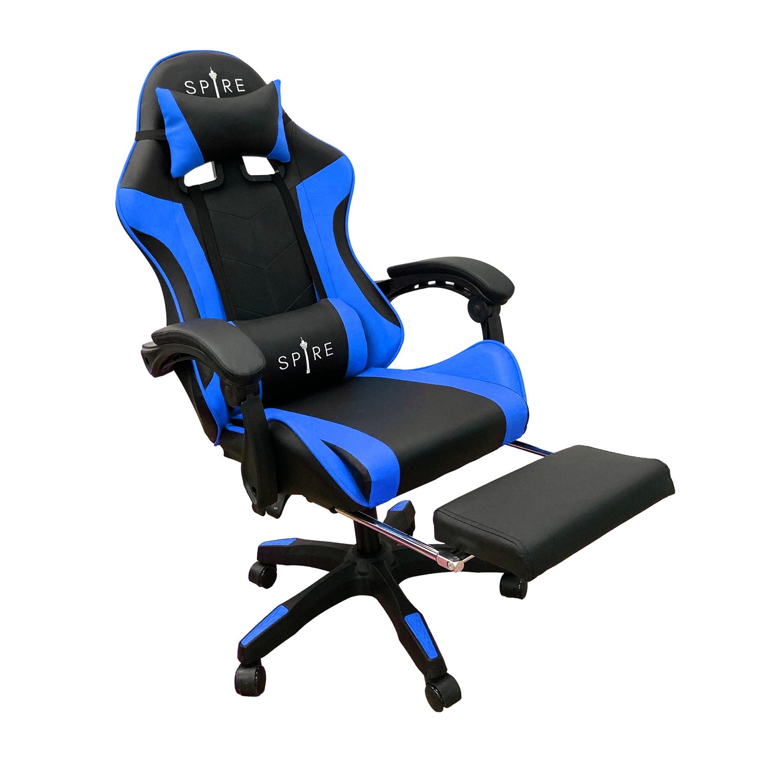 Intex Spire Zinc Blue & Black Adjustable Gaming/Office Chair