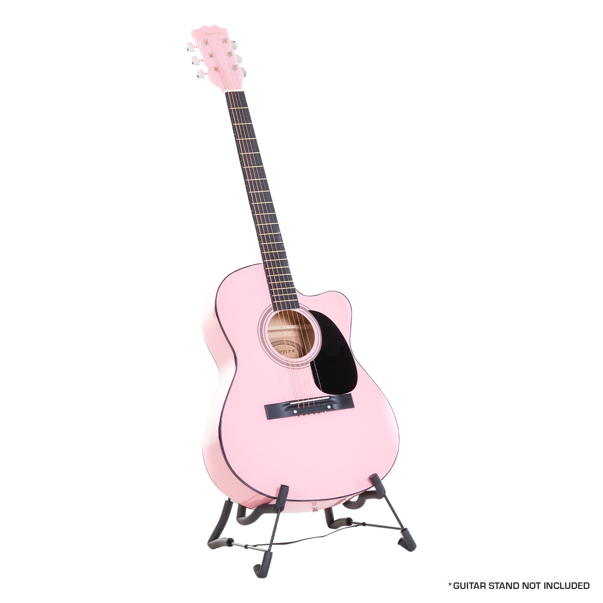 Karrera Acoustic Cutaway 40in Guitar | Pink | Stylish Music Instrument