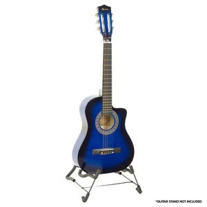 Karrera Children's Acoustic Guitar | Blue | 6-String Beginner Guitar for Kids