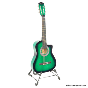 Karrera Children's Acoustic Guitar | Green | Beginner-Friendly Kids Instrument