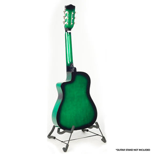 Karrera Children's Acoustic Guitar | Green | Beginner-Friendly Kids Instrument