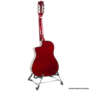 Karrera Children's Acoustic Guitar | Natural | Wooden Kids Music Instrument
