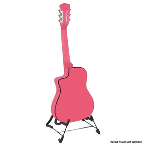 Karrera Children's Acoustic Guitar | Pink | Beginner Kids Music Instrument