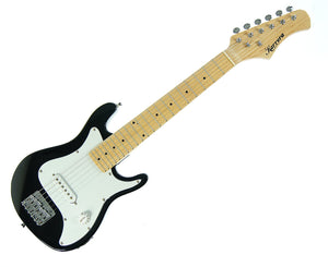 Karrera Children's Electric Guitar | Black | Beginner-Friendly Rock Guitar