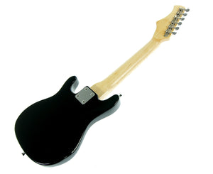 Karrera Children's Electric Guitar | Black | Beginner-Friendly Rock Guitar