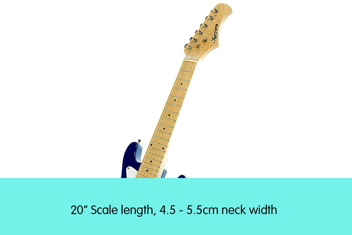Karrera Children's Electric Guitar | Blue | 6-String Kids Music Instrument