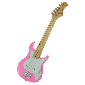 Karrera Children's Electric Guitar | Pink | Fun Beginner Guitar