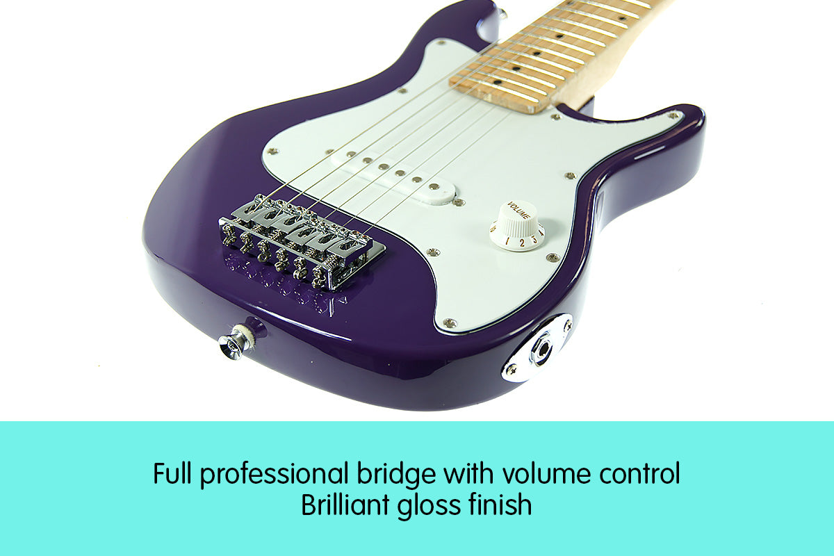 Karrera Children's Electric Guitar | Purple | Compact & Lightweight