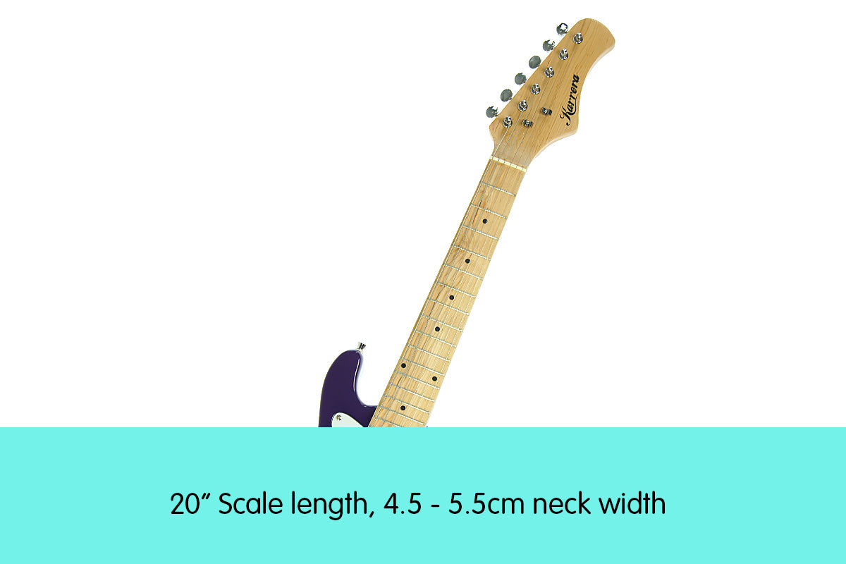 Karrera Children's Electric Guitar | Purple | Compact & Lightweight