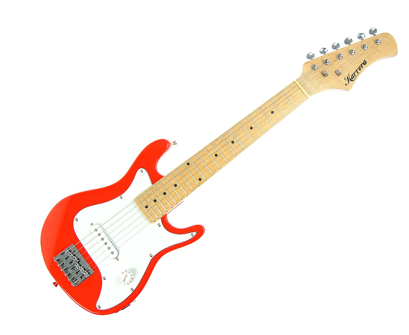 Karrera Children's Electric Guitar | Red | Beginner Rock Music Instrument