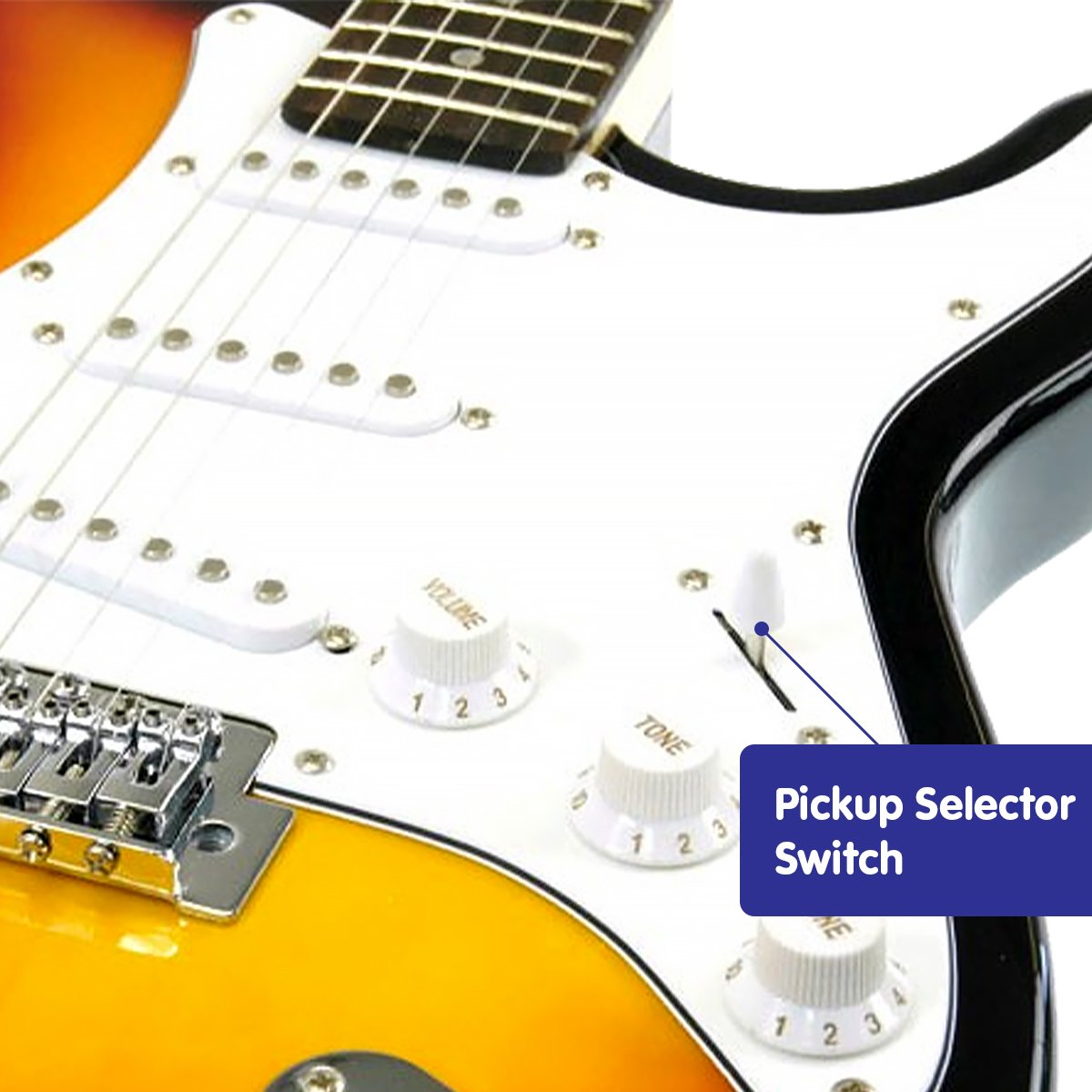 Karrera 39in Electric Guitar | Sunburst | Vintage-Style Music Instrument