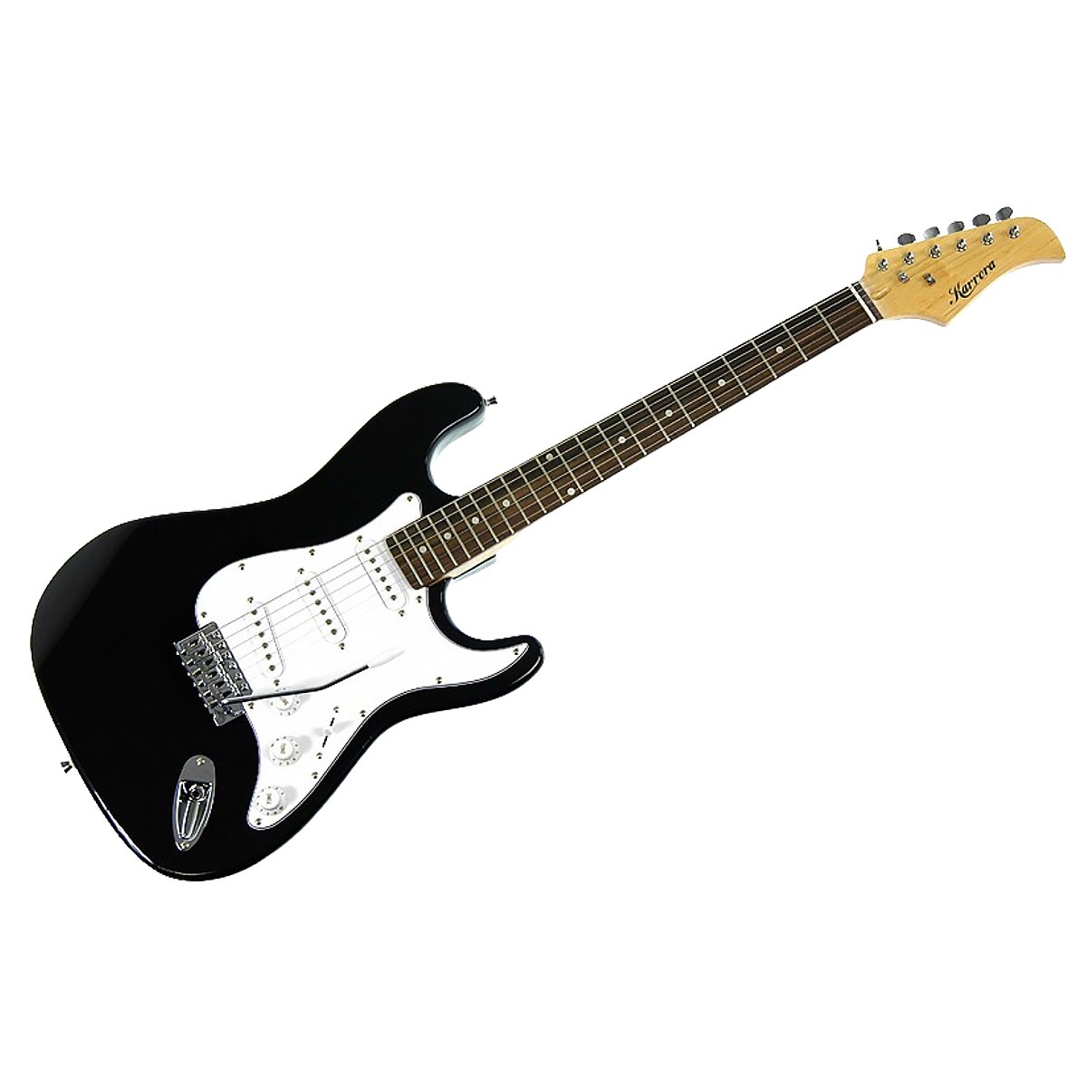 Karrera 39in Electric Guitar | Black | Professional Look for Beginners