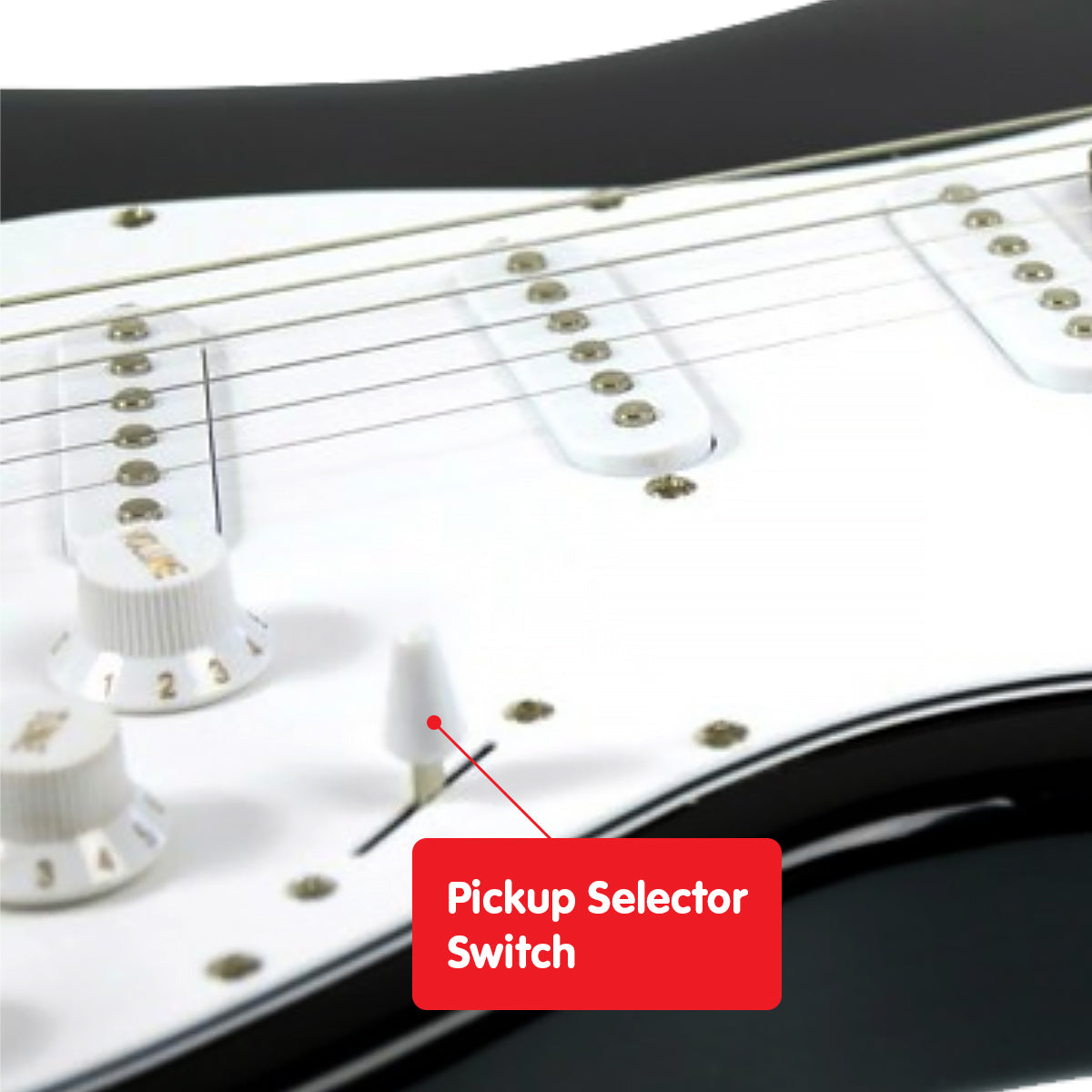 Karrera 39in Electric Guitar | Black | Professional Look for Beginners