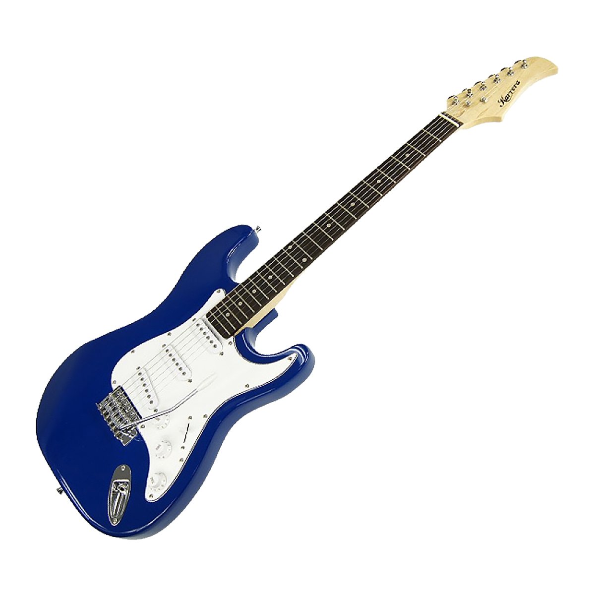 Karrera 39in Electric Guitar | Blue | Rock Music Beginner Instrument