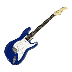 Karrera 39in Electric Guitar | Blue | Rock Music Beginner Instrument