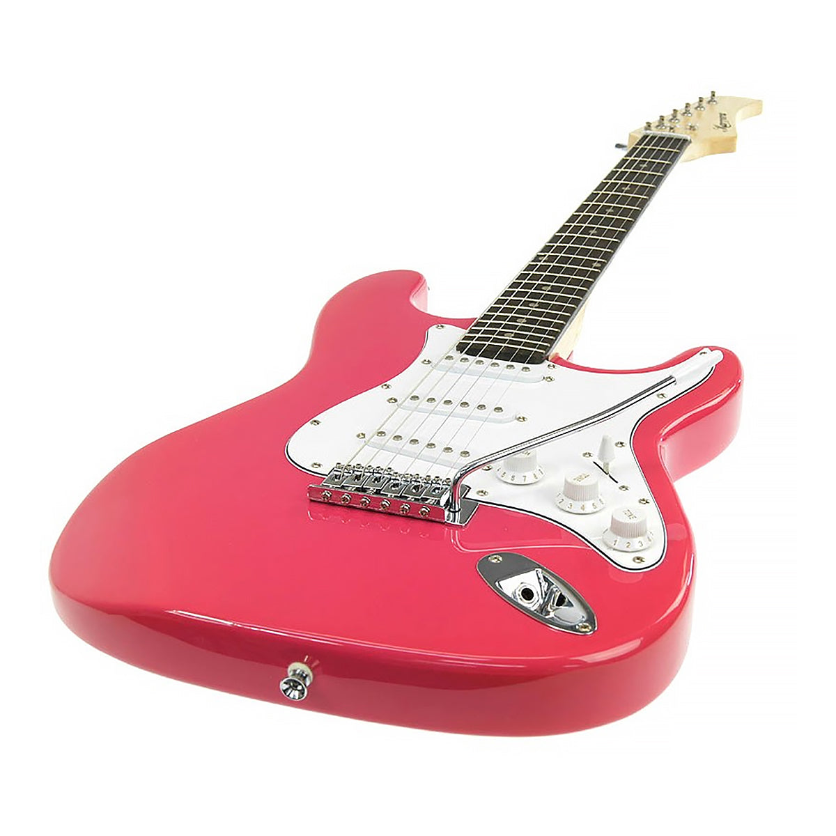 Karrera 39in Electric Guitar | Pink | Entry-Level Electric Guitar