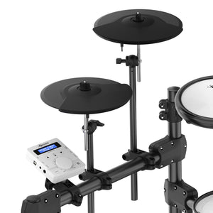 Karrera X23 Electronic Drum Kit | Quiet Mesh Drum Heads | Editable Sound Kits | USB MIDI | 420 Sounds