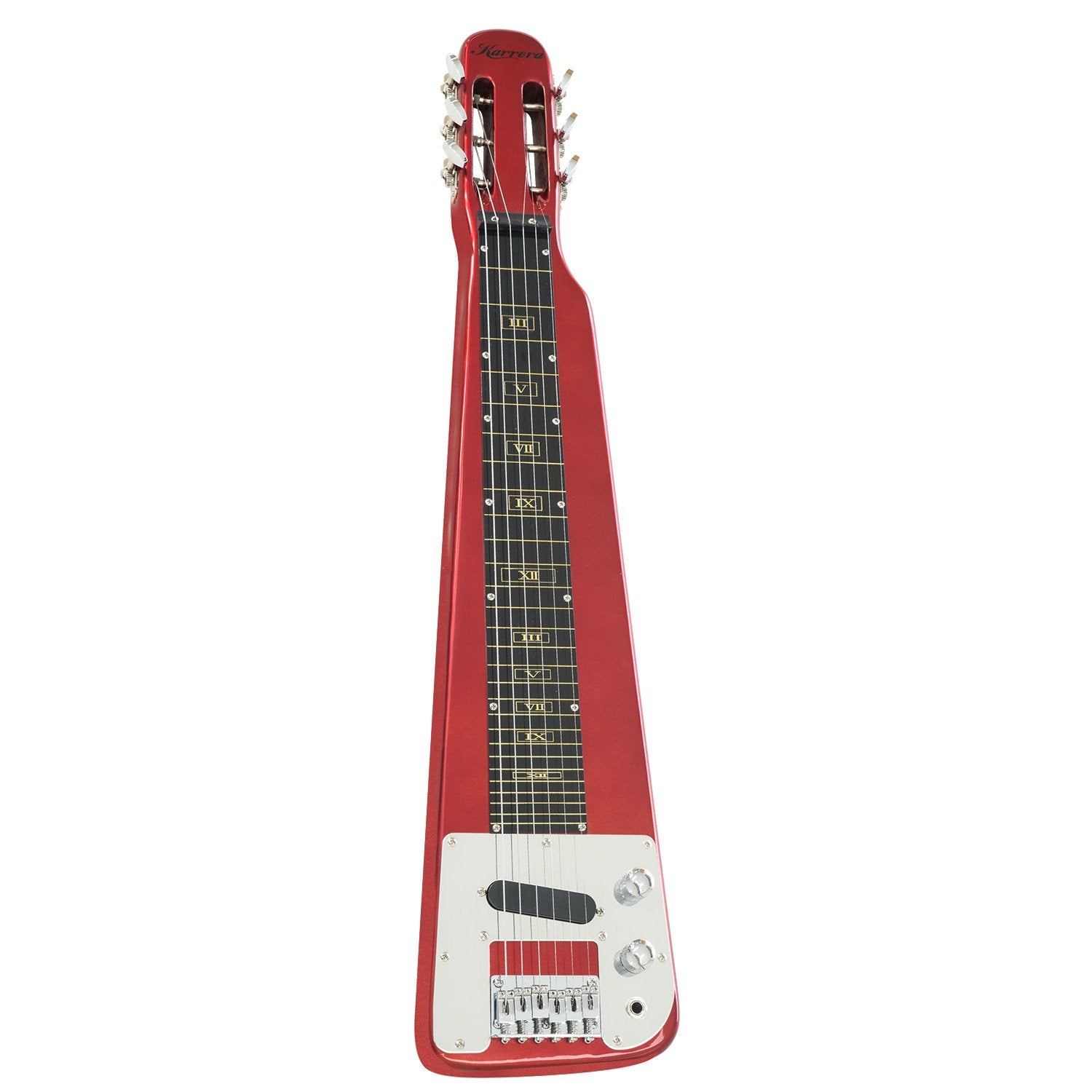 Karrera 6-String Steel Lap Guitar | Metallic Red | Hawaiian Slide Guitar