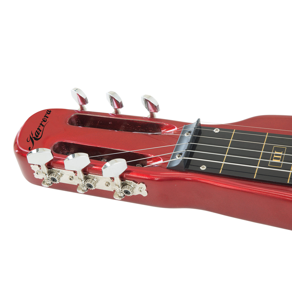 Karrera 6-String Steel Lap Guitar | Metallic Red | Hawaiian Slide Guitar